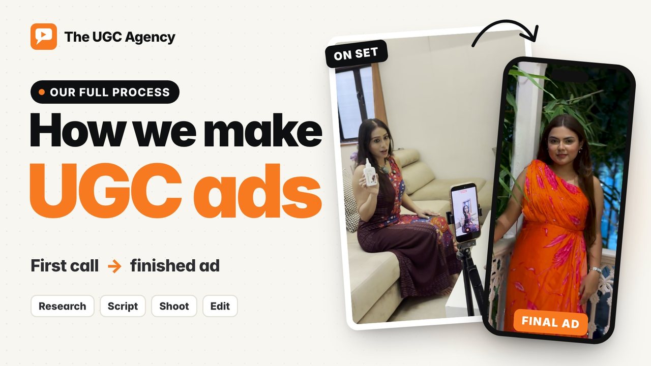 How we make UGC ads: from the shoot to the finished ad